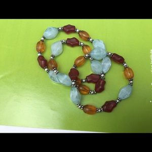 Set of  3 vintage bracelet USA add 70s